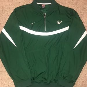 Nike Green USF South Florida Bulls Windbreaker